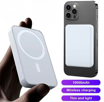 Wireless Magnetic Power Bank for Portable Charger, 5000Mah/10000Mah Charging , Slim Phone Battery Pack for Iphone 16/15/14/13/12/11Promax