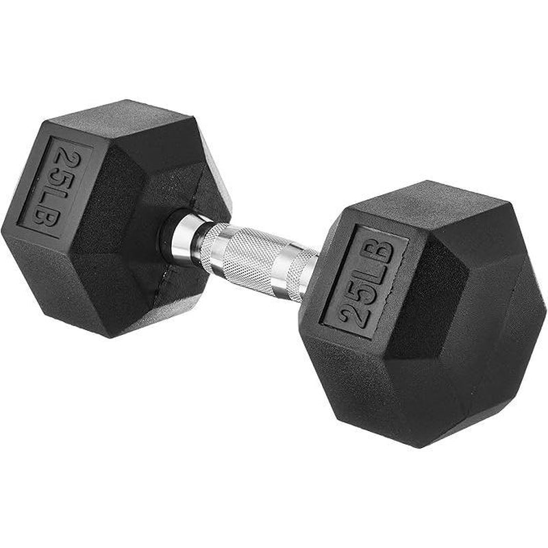 Hex Dumbbell - Rubber Encased Strength Training Hand Weights