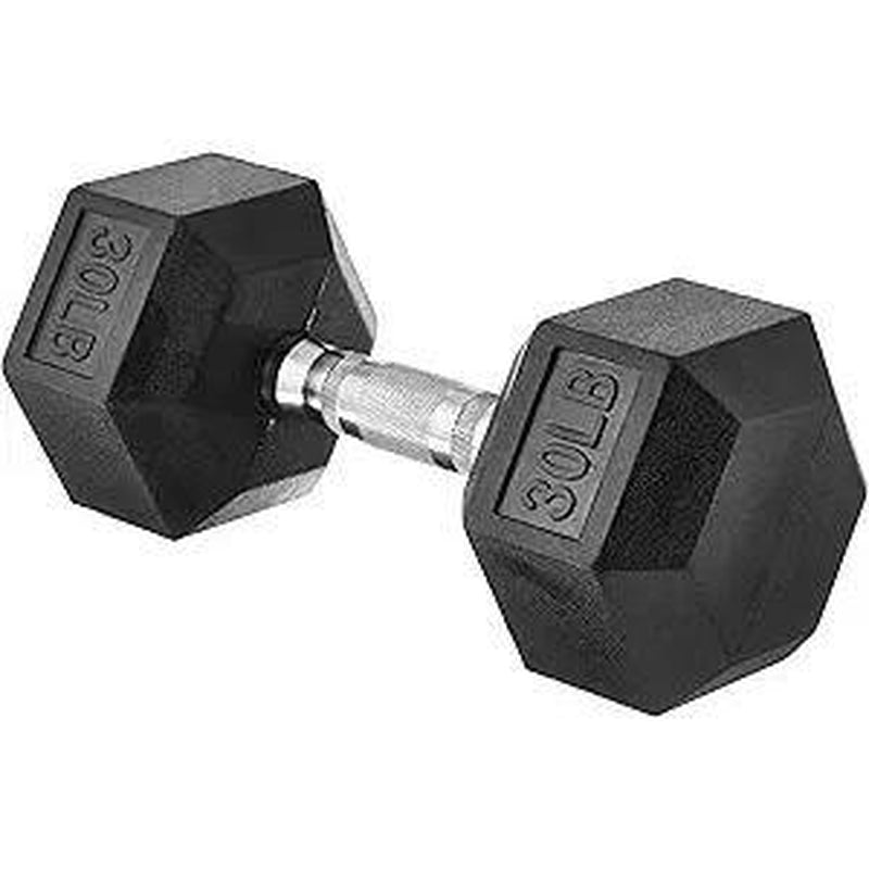 Hex Dumbbell - Rubber Encased Strength Training Hand Weights