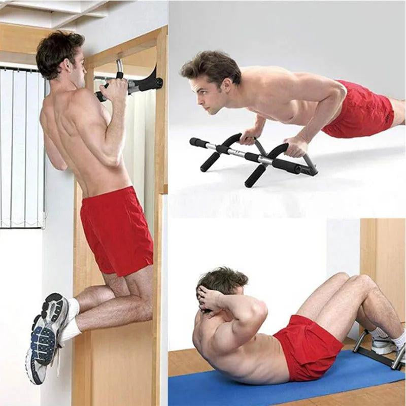 Adjustable Chin up Bar Exercise Home Workout Gym Training Door Frame