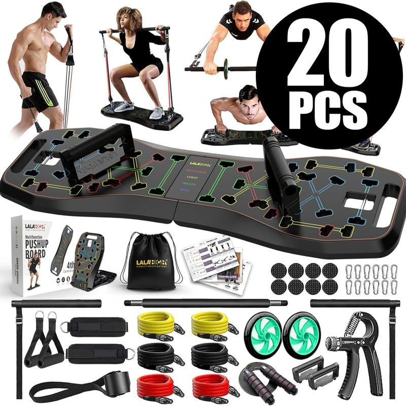 Portable Home Gym System：Five Versions of Push-Up Board Sets