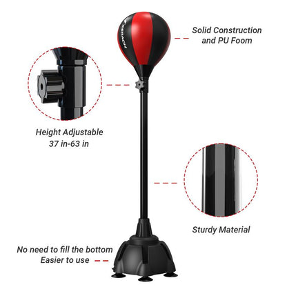 MERACH Punching Bag with Stand, Boxing Bag Height Adjustable 