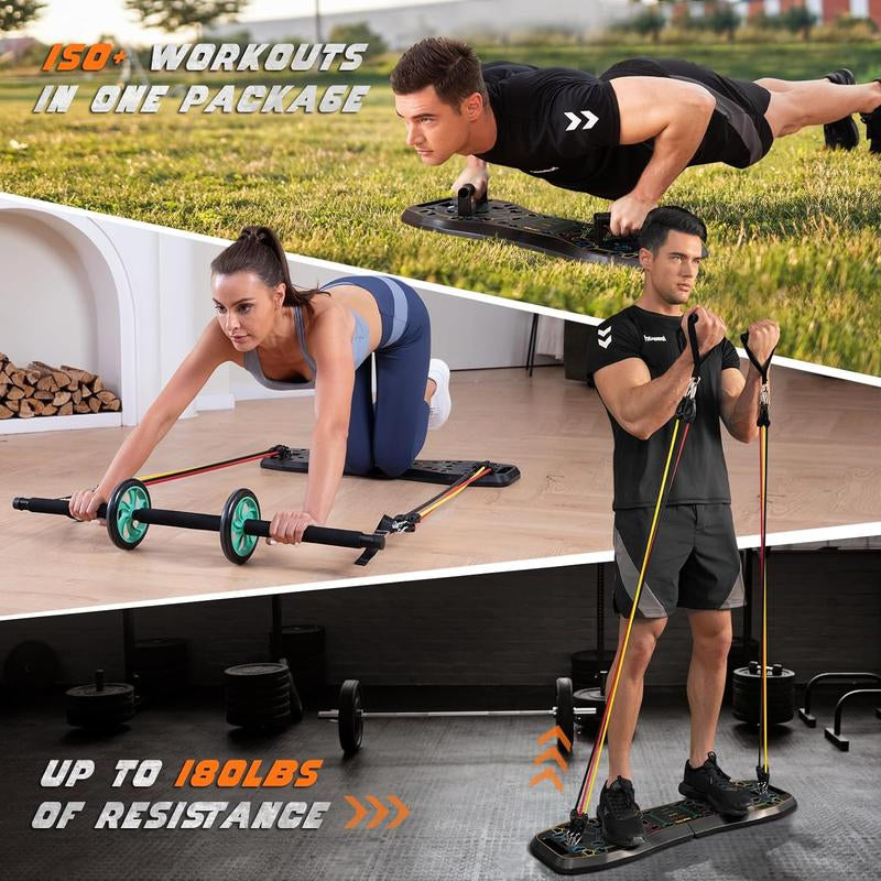 Portable Home Gym System：Five Versions of Push-Up Board Sets