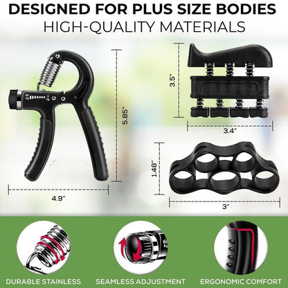 5-Piece Hand Grip Kit for Forearm Exercises