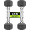 Hex Dumbbell - Rubber Encased Strength Training Hand Weights