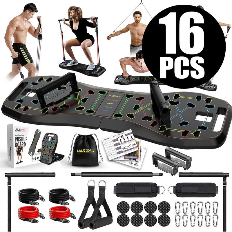 Portable Home Gym System：Five Versions of Push-Up Board Sets