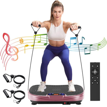 Vibration Plate Fitness Platform Exercise Machine Vibrating Shaking Full Body Shaker Workout 