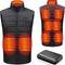 Mens Heated Vest with 3 Heating Level & 9 Heating Zones