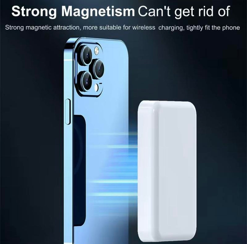 Wireless Magnetic Power Bank for Portable Charger, 5000Mah/10000Mah Charging , Slim Phone Battery Pack for Iphone 16/15/14/13/12/11Promax