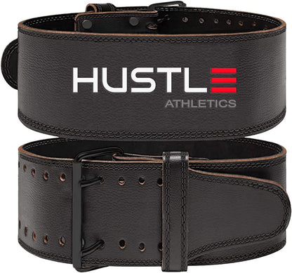 Weight Lifting Belt Double Stitched Premium Leather