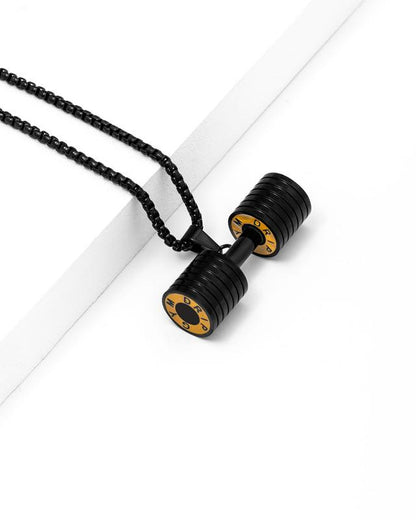 Gym Drip Dumbbell Necklace