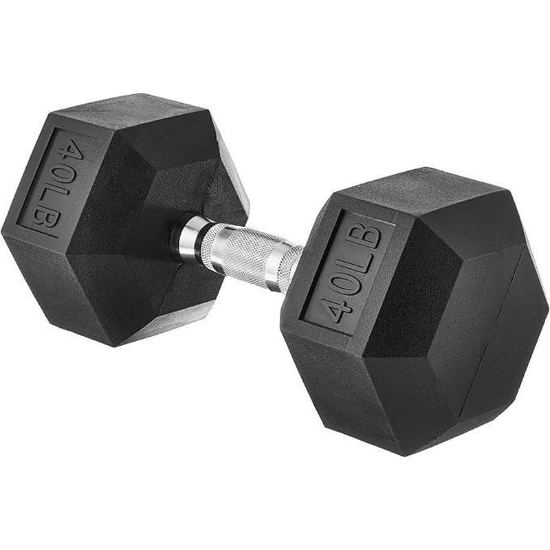 Hex Dumbbell - Rubber Encased Strength Training Hand Weights