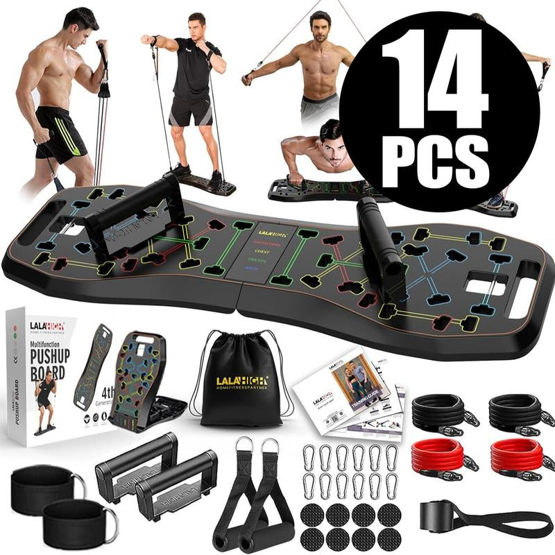 Portable Home Gym System：Five Versions of Push-Up Board Sets