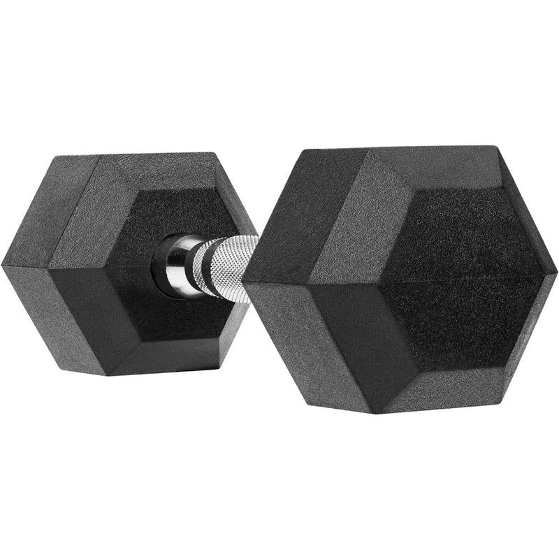 Hex Dumbbell - Rubber Encased Strength Training Hand Weights