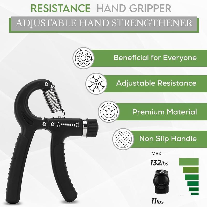 5-Piece Hand Grip Kit for Forearm Exercises